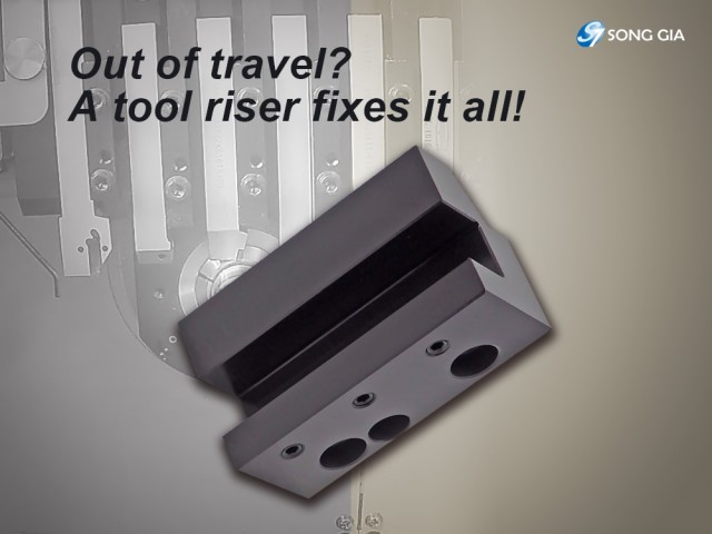 Wedge Type 15mm Overhang Tool Holder